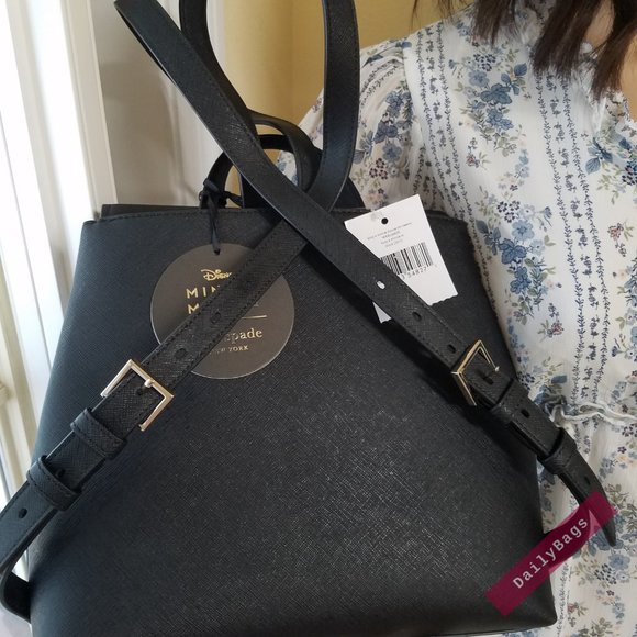 KATE SPADE MINNIE MOUSE DISNEY BLACK BACKPACK - Picture 6 of 15